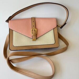 Colorblock Convertible Crossbody Bag‎ Purse Fashion Shoulder Flap Handbag